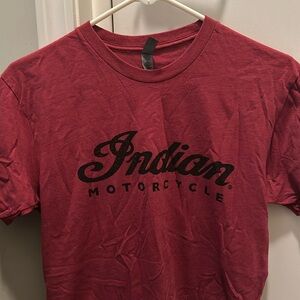 Men’s red Indian Motorcycle T-shirt size small soft comfortable brand new